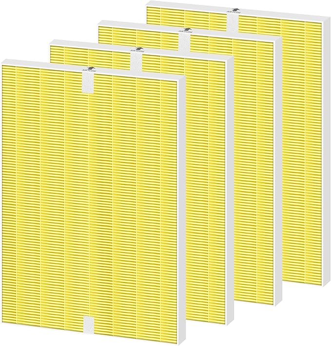 4 Pack 116131 HEPA Replacement Filter I for Winix C555 5500-2 5510 5520 Am80 Plasmawave Air Purifier H13 True HEPA Filter