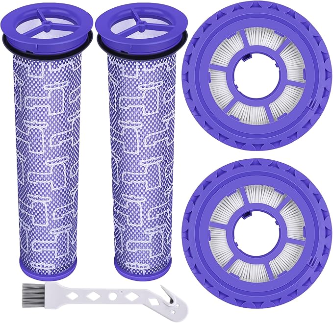 Filter Replacements for Dyson DC41, DC65, DC66, UP13, UP20 Multi Floor, Ball and Animal Vacuum, 2 Post Filters & 2 Pre Filters, Replaces Part # 920769-01 & 920640-01
