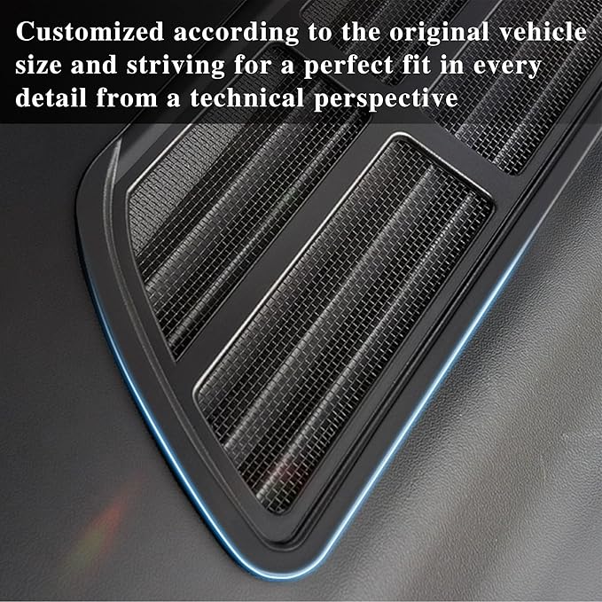 Air Intake Protective Cover for Tesla Model Y 2020 2021 2022 2023 2024 2025 (NO- Juniper) Air Vent Cover Air Intake Vent Grille Cover (black) for tesla Model y Air Intake accessories