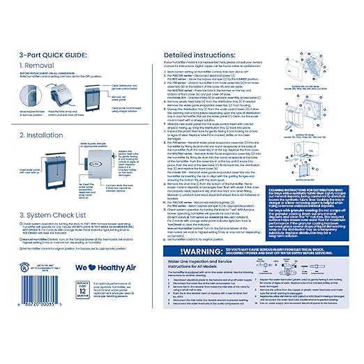 AprilAire 35 Water Panel Humidifier Filter Replacement for AprilAire Whole-House Humidifier Models 300, 350, 360, 560, 560A, 568, 600, 600A, 600M, 700, 700A, 700M, 760, 760A, 768 (Pack of 4)