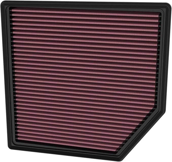 K&N High-Flow Original Lifetime Engine Air Filter: Increase Power: Premium, Washable: Compatible with 2023-2025 Chevrolet/GMC: Colorado, Canyon, 33-5143