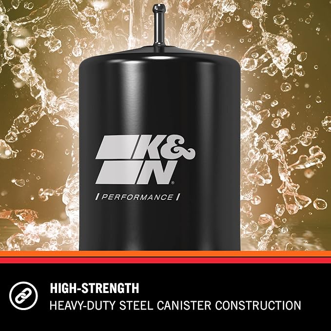 K&N Gasoline Fuel Filter: High Performance Fuel Filter, Premium Engine Protection, Compatible with 1983-2004 Nissan/Infiniti Fuel Injected Gasoline Engines, PF-1100