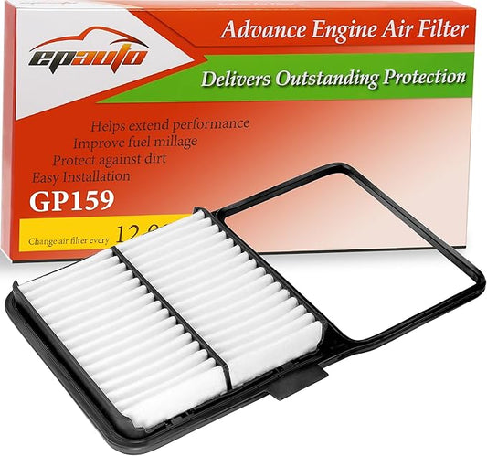 EPAuto GP159 (CA10159) Extra Guard Engine Air Filter, Replacement for Toyota Prius (2004-2009) - Rigid Panel Filter for Improved Airflow and Fuel Efficiency