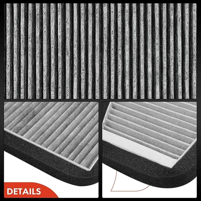 A-Premium 2-PC Cabin Air Filter with Activated Carbon Compatible with Ford Escape 2007-2012 & Mazda Tribute 2008-2011 & Mercury Mariner 2007-2011, Replace# 7T4Z19N619B