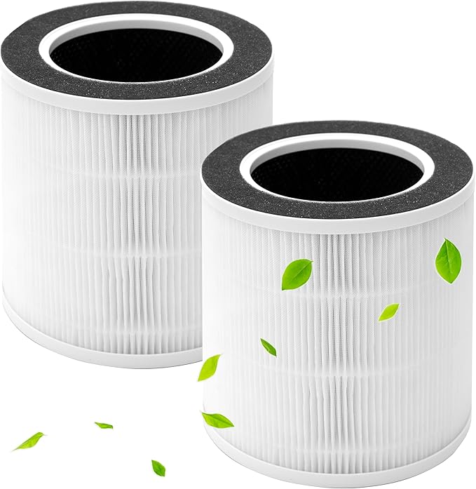 VK-6067B Replacement Filter, Compatible with Vremi Air Purifier and HOKEKI VK-6067B Air Purifier, Compare to Vremi Replacement Filters, 4-in-1 H13 Grade True HEPA Filter, 2 Pack