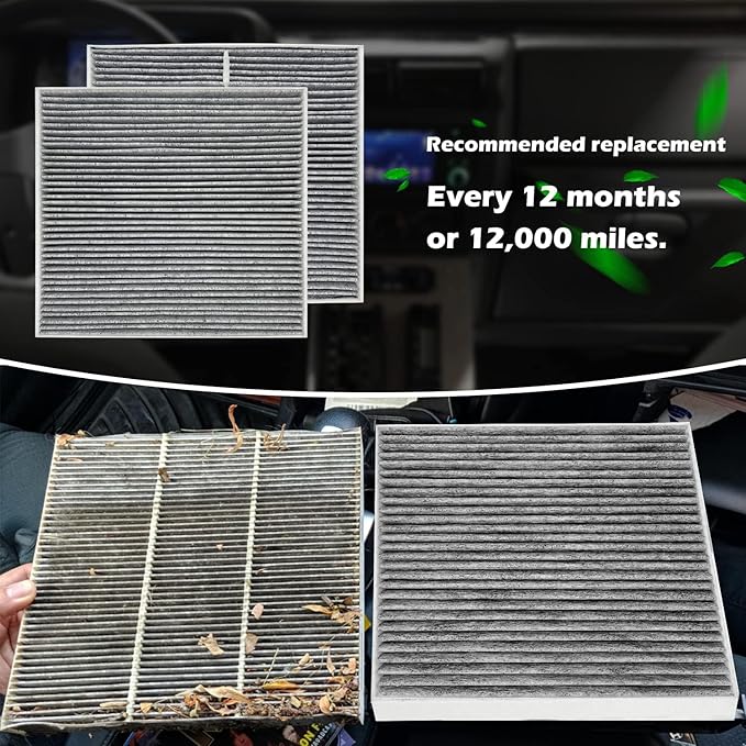 JOJOMARK Cabin Air Filter JM133 Fits for 2021-2025 Elantra, 2022-2024 Ioniq 5, Ioniq 6 2021-2025 Santa Fe, 2020-2025 Sonata, 2022-2025 Tucson, 2021-2025 K5, Fits 97133 - L1000, 97133-N9100, PC99594P