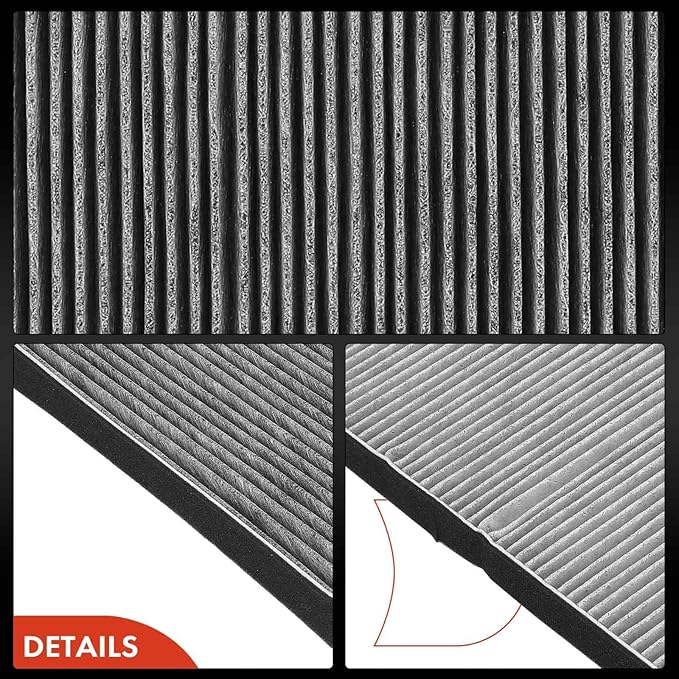 A-Premium Under Hood Cabin Air Filter w/Activated Carbon Compatible with Tesla S 2016-2023, Located Under Hood, Replace# 1059333