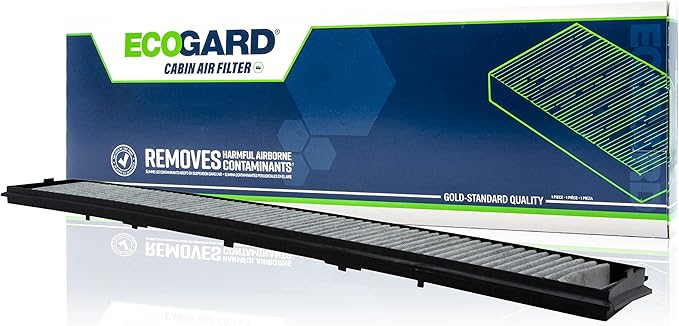 ECOGARD XC15510C Premium Cabin Air Filter with Activated Carbon Fits 2004-2010 BMW X3, 2001-2006 330Ci, 325Ci, M3, 2001-2007 330i, 2001-2005 325xi, 330xi, 2000 323Ci, 2001-2005 320i