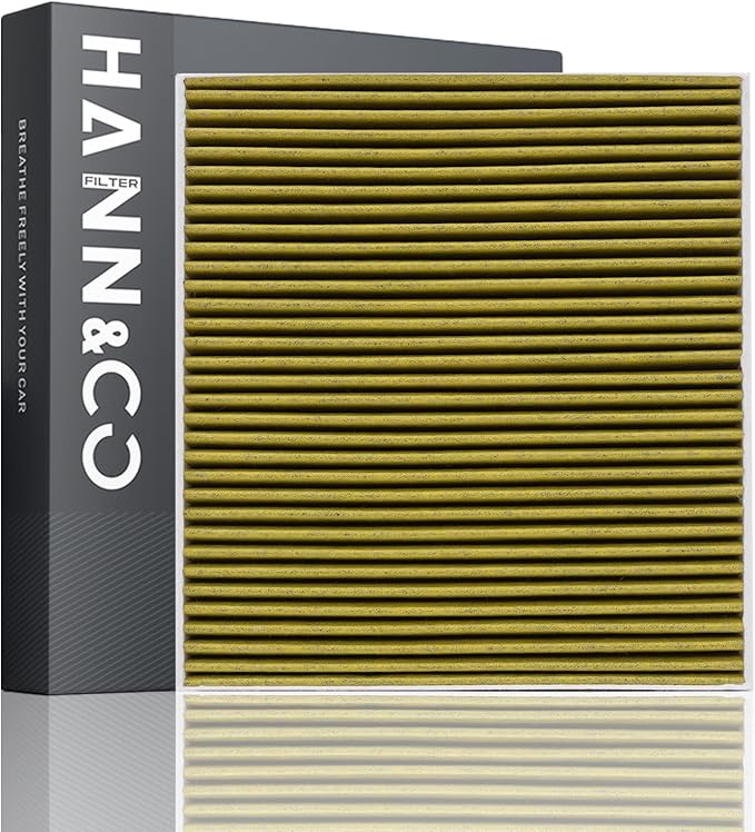 HANN&CO HEPA Activated Carbon Cabin Air Filter With Silver Ion Technology Provides Up To 24 Months of Protection，Suitable For Jeep Grand Cherokee；Dodge Durango Replacement CF11183，CP183（HCC2141-Y）
