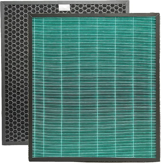 Nispira Max 2 250 250S AP-1720-FP Filter Replacement For Coway Airmega Max2 250/250S Smart Air Purifier True HEPA Active Carbon, 2 Packs
