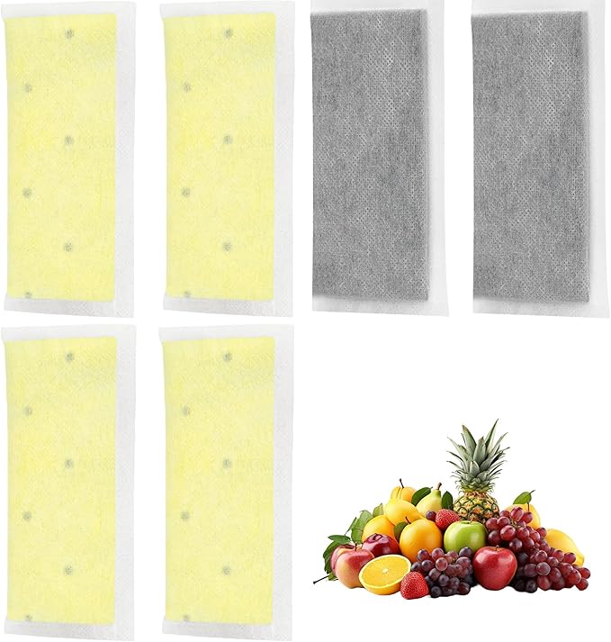 6 PK-2 Produce Keeper Refill Filters – Compatible with Frigidaire Gallery GRMC2273BF, GRMC2273BD, GRMG2272BF Refrigerator Produce Keeper