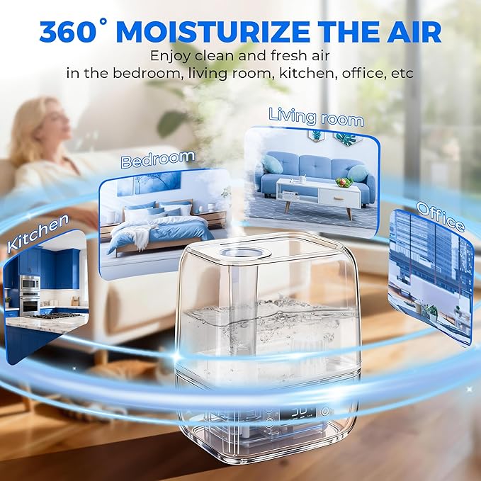 30-Pack Top Fill Humidifier Replacement Filters for LEVOIT Classic160, Dual150, Dual200S, Classic300(S), LV600S, OasisMist 450S, Superior6000S Series Humidifiers by Funmit