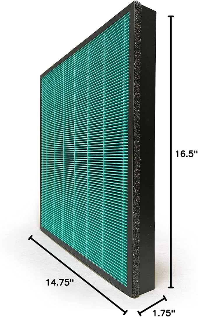 Nispira Max2 250 250S AP-1720-FP Filter Replacement For Coway Airmega Max2 250/250S Smart Air Purifier True HEPA Active Carbon, 1 Pack