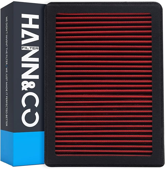 HANN&CO Washable And Reusable High Flow Cabin Air Filter，Greater Than 15 Years of Service Life，Suitable For Toyota Tacoma，Tundra，Sequoia；Lexus GX550，LS500，LS500h，TX550h+ Replacement VF2080（HCC10112-X）