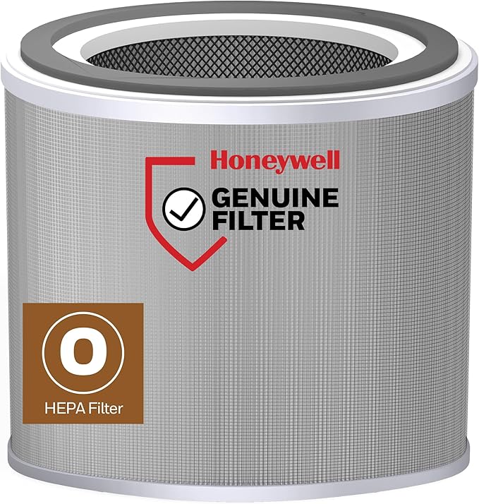 Honeywell Genuine “O” HEPA Air Purifier Filter Replacement for Honeywell Allergen Plus Tabletop Air Purifiers HPA120 & HPA125, 3-in-1 with Pre-Filter, HEPA & Carbon–Captures up to 99.97% of Allergens