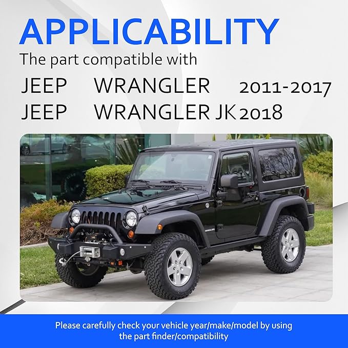 68233626AA 2 PCS Cabin Air Filter Compatible with Jeep Wrangler 2011 2012 2013 2014 2015 2016 2017, Wrangler JK 2018 3.6L 3.8L V6 Replacement for CF11777