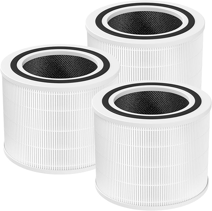 Core 200S Replacement Filter Compatible with LEVOIT Core 200S and Core 200S-P Smart Air Purifier, 3-in-1 HEPA Filter, Core 200S-RF Air Purifier Filters, 3 Pack