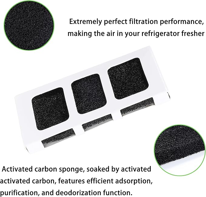 Paultra2 Refrigerator Air Filter Replace for Frigidaire FG4H2272UF, FGHB2868TF7, FGHD2368TF8, GRSC2352AF0, PRMC2285AF, LGHB2869TF3/5/8/9, FPBC2278UF7 and More Models (3PACK)