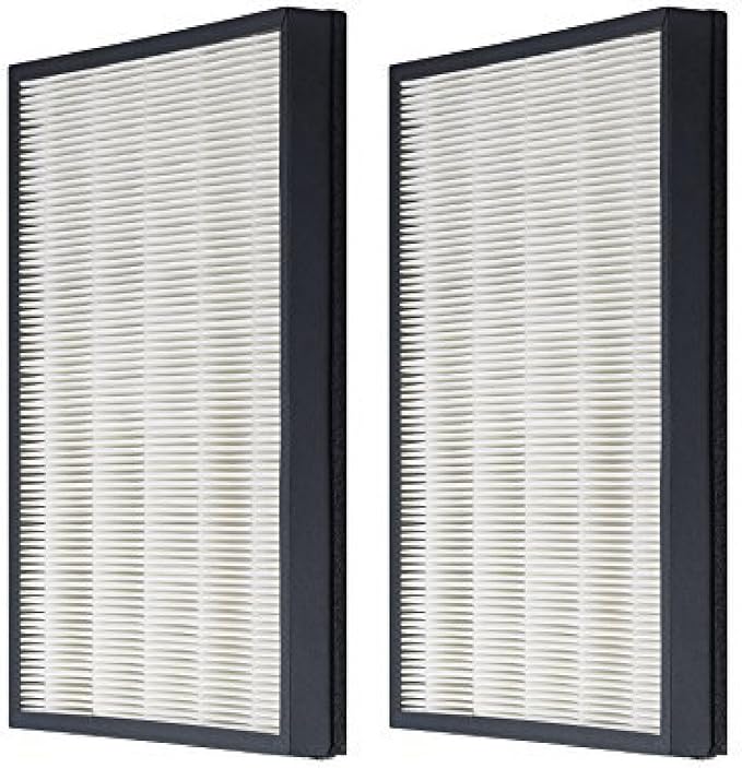 Nispira HEPA Filter Replacement Compatible with Coway Air Purifier AP-1012GH, 2 Packs
