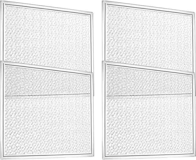 Jovitec 4 Pack Aluminum Range Hood Grease Filter Replacement Filter Compatible with Broan BP29, 10-1/2 x 8-3/4 x 3/32 Inch