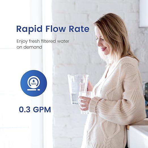 Waterspecialist Filter Replacement for All Waterdrop® Pitcher Filtration System, Fits Waterdrop WD-PF-01A Plus, Reduces Lead, PFOA/PFOS, Chlorine, Last Up to 3 Months or 200 Gallons (Pack of 1)