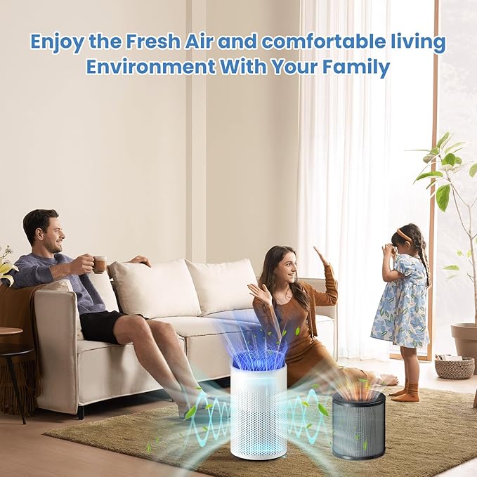 Airmega 50 Filter Replacement Compatible with Coway Airmega 50 Air Purifier, 3-IN-1 Hepa Filter, Deodorization Filter with Activated Carbon (1PCS)
