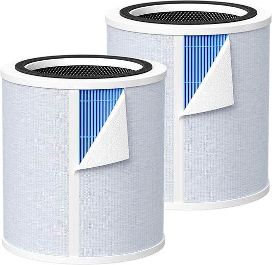Core 400S-P Replacement Filter for LEVOIT Core 400S-P Smart Air Purifi-er, 3-IN-1 HEPA and Activated Carbon Filter, Compared to Part# Core 400S-RF(LRF-C401S-P-WUS), Blue