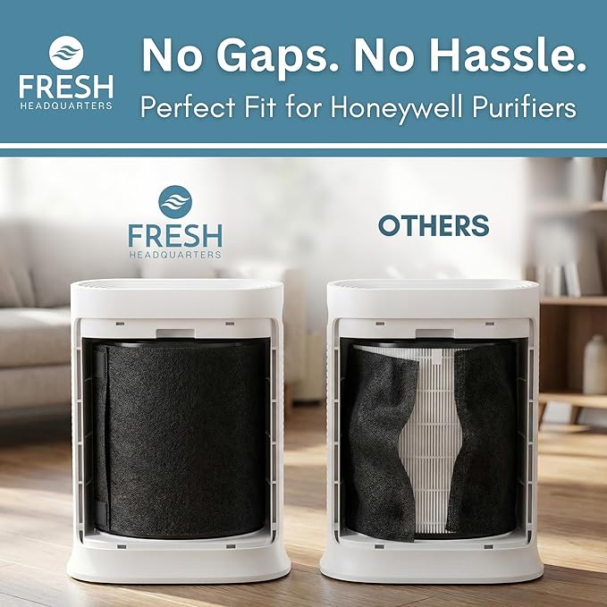 Premium Activated Carbon Prefilter Compatible With Honeywell Air Purifiers Filter Replacement R, HEPA Replacement Filter Prime, Honeywell Prefilter A, HEPA Replacements, 10" x 46.5" - 2 Pack