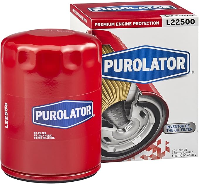 Purolator L22500 Premium Engine Protection Spin On Oil Filter Compatible With Ford F-150, Explorer, Edge, Chevrolet Silverado 1500, Traverse, Tahoe, GMC Acadia, Sierra 1500 and Yukon