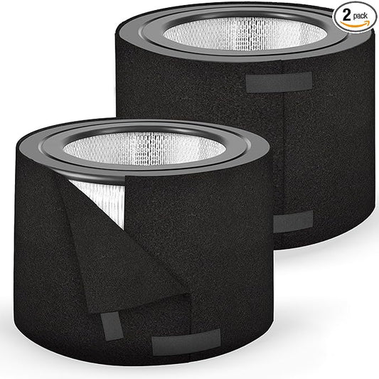 Replacement Pre-Filter for Honeywell 50250 Air Purifier - Carbon Pre Filter for Odor Control - Air Purifier Filter Compatible with True HEPA Air Filters - 2 Pack