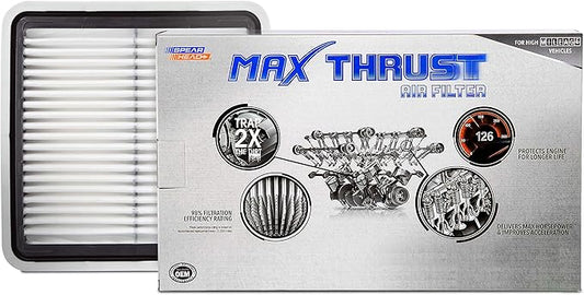 Spearhead Max Thrust Engine Air Filter | Fits 2016-17 Crosstrek, 2009-18 Forester, 2008-16 Impreza, 2005-19 Legacy/Outback, 2008-14 Tribeca, 2012-21 WRX/STI | OEM Fit & High Dust Capacity (MT-997)