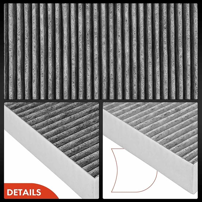 A-Premium Cabin Air Filter Compatible with Chrysler & Dodge - 2011-2020 300, 2011-2022 Challenger, 2011-2022 Charger, Replace# 68071668AA, with Activated Carbon