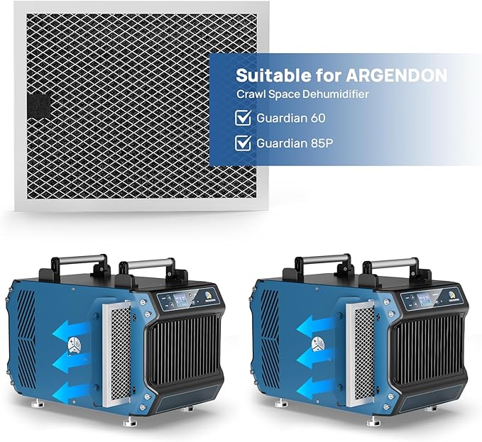 ARGENDON MERV-1 Filter Replacement for Crawl Space Dehumidifier-Guardian60/60P/85P-1pack