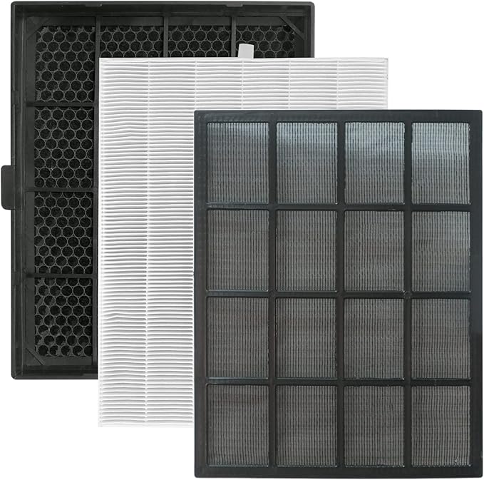 114190 HEPA Filter B for Winix WAC5300 WAC5500 9500 U300 P300 WAC9000 WAC9500 WAC5000 WAC5000b WAC6300 Air Purifiers Compatible with 114190 Size 21 Replacement Filter B