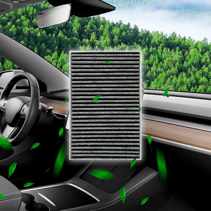 JOJOMARK for Tesla Model S Cabin Air Filter with Activated Carbon Fit 2012-2015 Model S 1035125-00-A. (2012-2015 Activated Carbon)