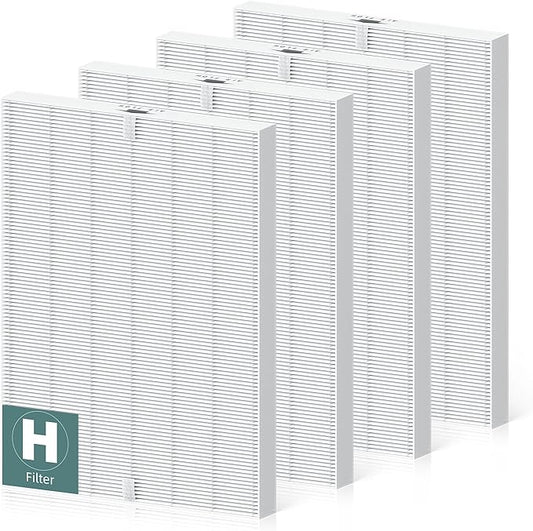 4 Pack 116130 Replacement Filter H for Winix PlasmaWave Air Purifier 5500 5500-2 C535 5300 5300-2 6300 6300-2 P300 AM90 9000 5000 5000B C909 9800