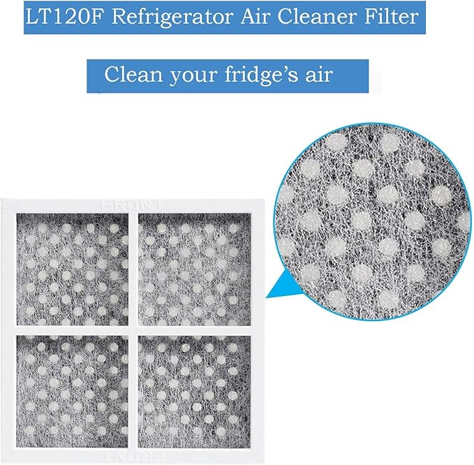 𝙐𝙥𝙜𝙧𝙖𝙙𝙚𝙙 Refrigerator Air Filter Replacement for LG LT120F Kenmore Elite 469918 Replace with LT120F LFX31925ST LFX31925SW LFX31925SB LFX25991ST LFX31945ST LFX329345ST LFX33975ST(Pack of 2)