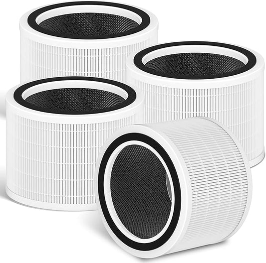 Improvedhand Core 200S Filter Replacement Compatible with Levoit Core 200S-P Air Purifier,True Great High-Efficiency Materials with Activated Carbon Filter,#Core 200S-RF,4 Pack