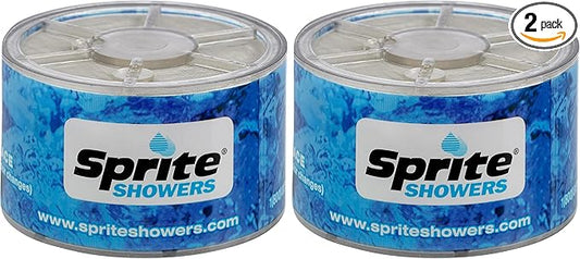 Sprite Shower Filter Replacement Cartridge, Pack of 2 | Slim-Line SLC | Blue | 1 Count per Pack
