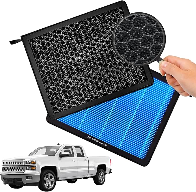 Cabin Air Filter, for 2014-2020 Cadillac Escalade, 2014-2018 Chevy Silverado 1500 and Sierra 1500, 15-19 2500HD and 3500HD, Suburban, Tahoe, Yukon (CF11809)