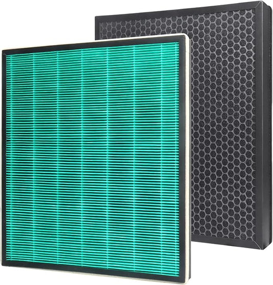 2 Pack 250/250S Air Purifier Replacement Filter Compatible with Coway Airmega 250/250S Air Purifiers, Max 2 Green True HEPA and Active Carbon Filter
