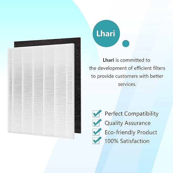 2-Pack D480 True HEPA Replacement Filter, Compatible with Winix D480 Air Purifier, Compare to Winix D4 Filter, Part Number 1712-0100-00, 2-Pack