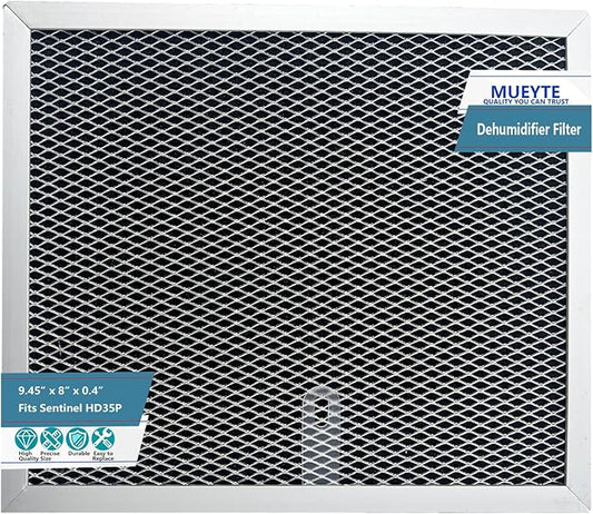 HD35P Dehumidifier Filters Compatible with Sentinel HD35P HS35 Dehumidifiers Alorair Crawl Space Dehumidifiers MERV-1 Aluminium Filter 9.45 x 8 x 0.4 inches, 1Pack