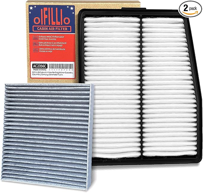 OIFILLIO Engine Cabin Air Filter for Tucson Hybrid(2022-2025), Santa Fe Hybrid(2021-2025), Sorento Hybrid(2021-2025),Sport-age Hybrid(2023-2025), 28113L5100&97133L1000