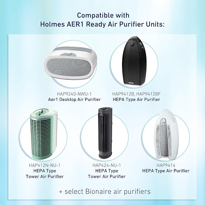 Holmes AER1 Odor Eliminator HEPA Type Filter, HAP30AO-U4, White