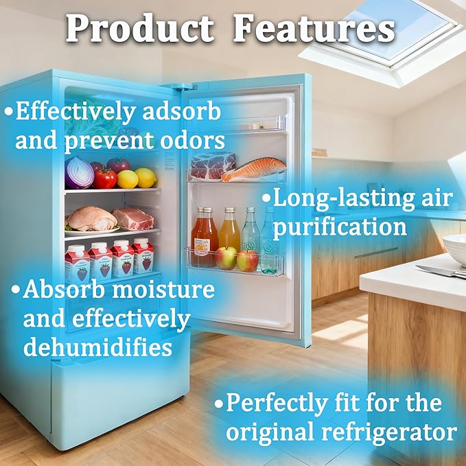 LT120F Refrigerator Air Filter Replacement for LG LT120F & Kenmore Elite 46-9918, 469918, 9918, Replaces ADQ73214402, ADQ73214403, ADQ73214404, ADQ73334008 (8)