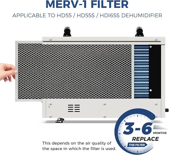 ALORAIR MERV-1 for Crawlspace Dehumidifier HD55S/HDi65S, 1 pack