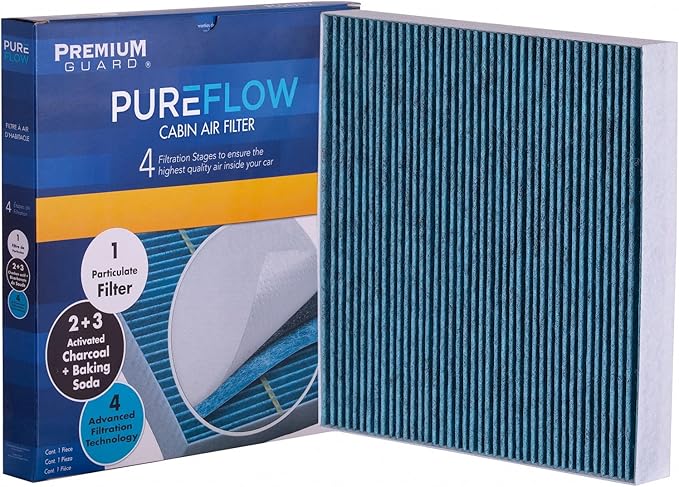 PureFlow Cabin Air Filter PC99554X | Fits 2020-2025 Kia Telluride, 2019-2020 Hyundai Santa Fe, 2018-2023 Kia Stinger, 2019-2020 K900