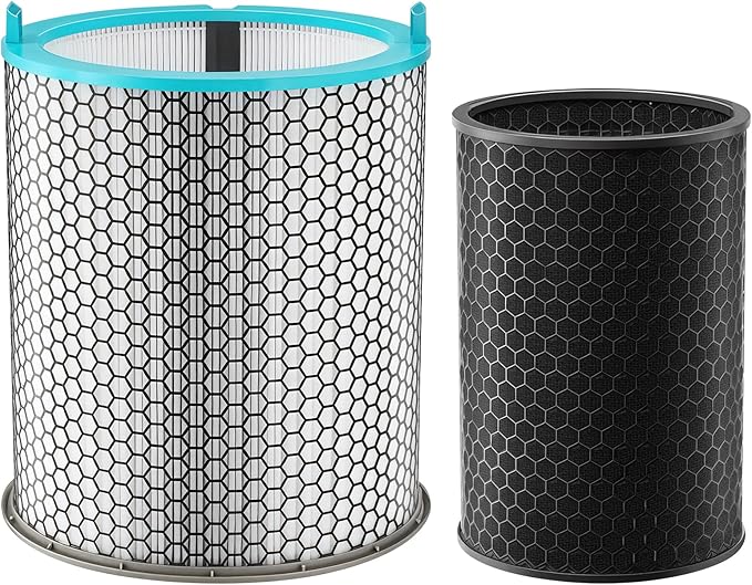 HJ10 Hushjet Purifier Replacement Filter Compatible with Dyson Hushjet Air Purifier,H13 True HEPA & Activated Carbon HushJet Filter for Home Large Room,Air Filter for Hushjet Purifier Compact