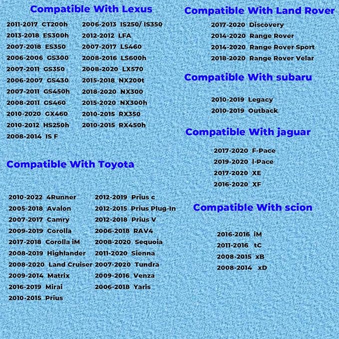 CP285 Cabin Air Filter With Activated Carbon For Toyota 4Runner Highlander Tundra & Lexus ES350 RX350 RX450H GX460,Avalon Camry Corolla Prius RAV4 Yaris Sienna Venza 2014-2020